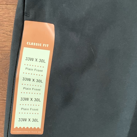 NWT Men’s Dress Pants 33Wx30L - Picture 2 of 3